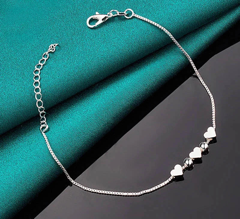 Pulseira - Pingente de Coração