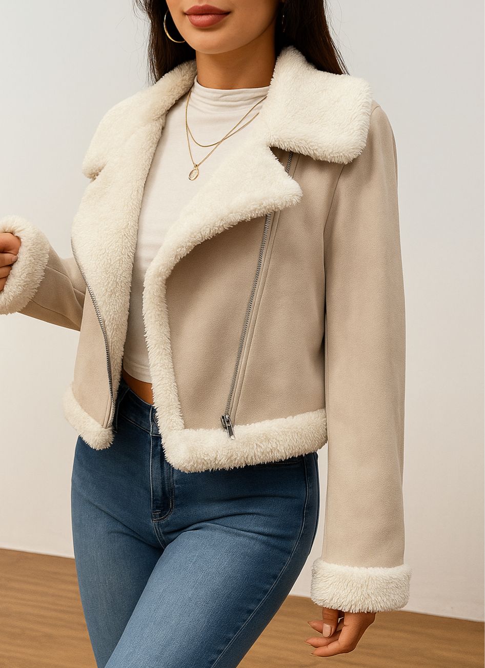 Jaqueta De Couro - Aberta na Frente