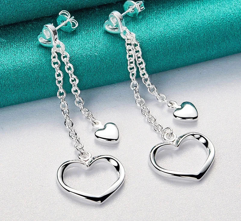 Brincos - Coração Sólido