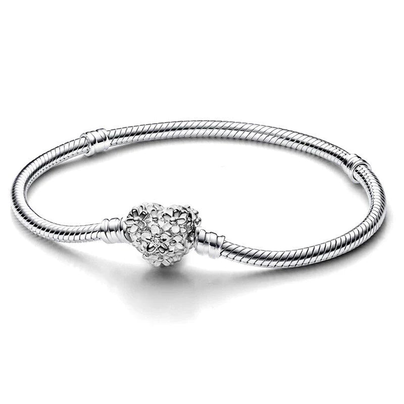 Pulseira- Coração Cravejado