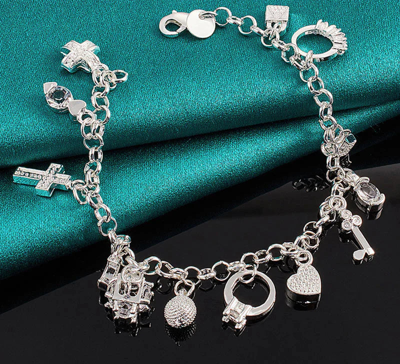 Pulseira de Berloques 20CM