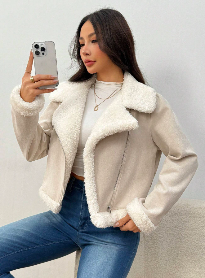 Jaqueta De Couro - Aberta na Frente