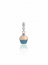 Berloque - Cupcake Azul/Rosa