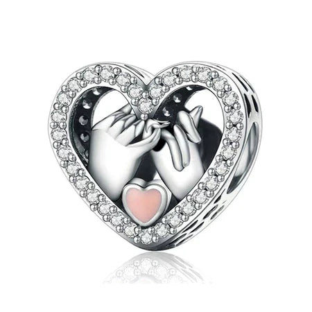 Berloque - Coração Cravejado