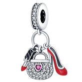 Berloque - Vermelho Cravejado