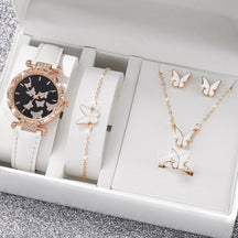 RELÓGIO + COLAR, PULSEIRA, ANÉIS E BRINCOS
