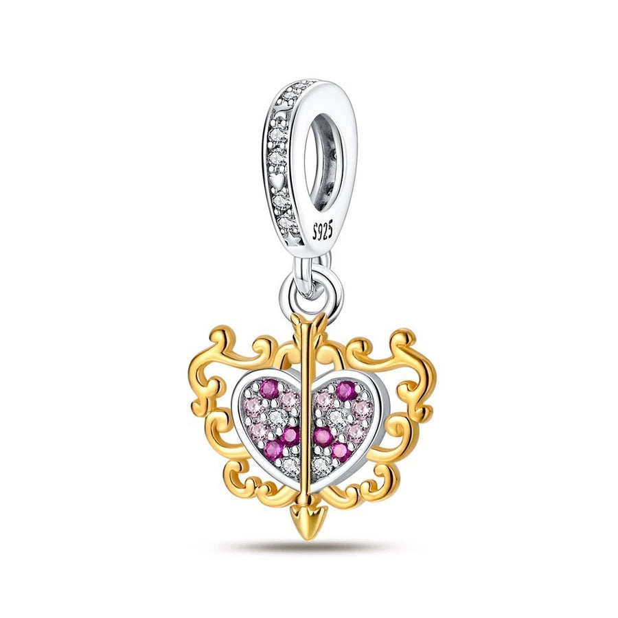 Berloque - Flecha coração