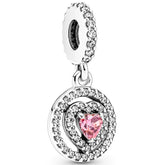 Berloque - Coração Cravejado